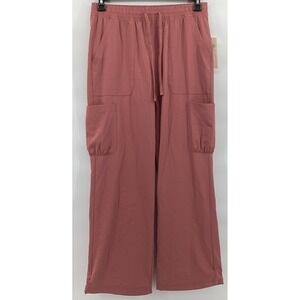 Planet Koi Dunia Cargo Scrub Pants Women's S Rosewood Pink 773R Medical